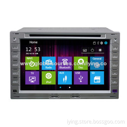 7-inch 800*480 touchscreen car audio for VW, supports iPod/RDS/SWC